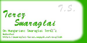 terez smaraglai business card